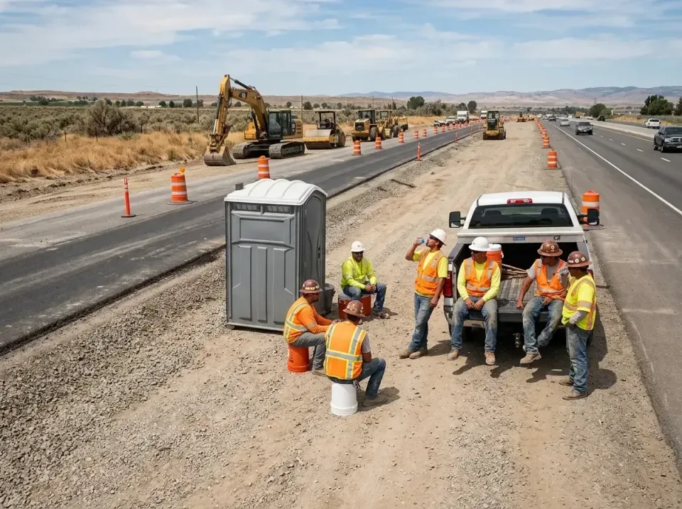highway-road-construction-crew-007 — frequently asked questions, Porta Potty and Restroom Rentals in Deming, NM